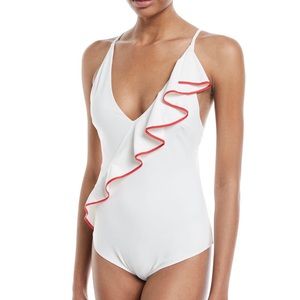 Marysia Swim Palisades Piping Maillot